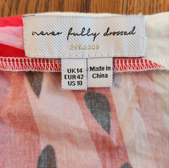 Never Fully Dressed Strawberry Print Maxi Dress - White and Pink - Picture 5 of 9